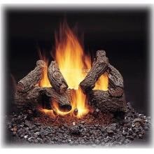 Monessen Gas Logs 18 Inch American Oak Vented Natural Gas Log Set With Manual Safety Pilot