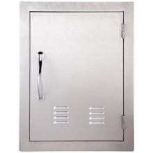 Sunstone Grills 17 Inch Flush Mount Single Access Door With Vents - Vertical