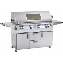 Fire Magic Echelon Diamond E1060s 48-Inch Freestanding Propane Gas Grill With Single Side Burner, One Infrared Burner & Magic View Window - E1060s-4L1P-62-W image