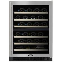 Marvel 44 Bottle Dual Zone Right Hinge Wine Cooler - Stainless Steel - 6SDZE