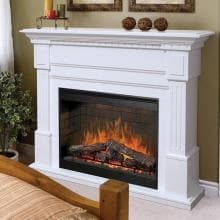 Dimplex Sussex 54-Inch Electric Fireplace - White - BMP-272-W