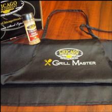 Grill Master Chef Apron By Chicago Steak Company image