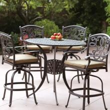 Darlee Santa Monica Aluminum 4 Person Bar Set