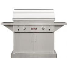 TEC Sterling Patio FR 44-Inch Freestanding Infrared Propane Gas Grill On Stainless Cabinet - STPFR2LPCAB image
