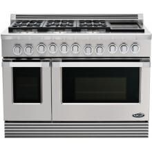 DCS Professional 48-Inch 6-Burner Dual Fuel Range With Griddle By Fisher Paykel - RDU486GDL