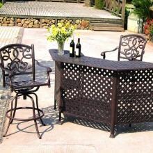Darlee Santa Monica Aluminum 2 Person Bar Set
