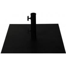 Square Black Steel Umbrella Base
