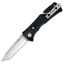 SOG Knives Trident Folding Blade, Tanto Edge