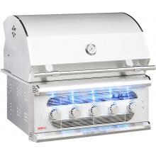 American Muscle Grill 36-Inch 5-Burner Built-In Dual Fuel Wood / Charcoal / Propane Gas Grill - AMG36-LP image
