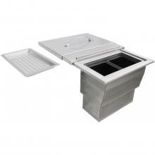 Sunstone 13-Inch Cut & Clean Combo Trash Chute - A-TRCH image