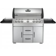 Napoleon Mirage 730 Grill With Rear Infrared Burner, Sear Burner, And Side Burner On Cart