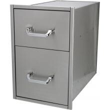 Solaire 14 Inch Double Access Drawer - SOL-2D14S image