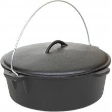 Cajun Cookware Dutch Ovens 12 Quart Seasoned Cast Iron Dutch Oven