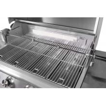 Blaze Back Burner and Optional Rotisserie Kit (Shown in 4-Burner Grill)