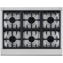 DCS Professional 36-Inch 6-Burner Propane Gas Cooktop By Fisher Paykel - CPU366L DCS Professional 36-Inch 6-Burner Propane Gas Cooktop By Fisher Paykel - CPU366L