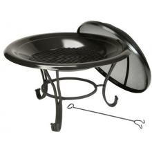 Kay Home Products Black Porcelain Fire Bowl Pit