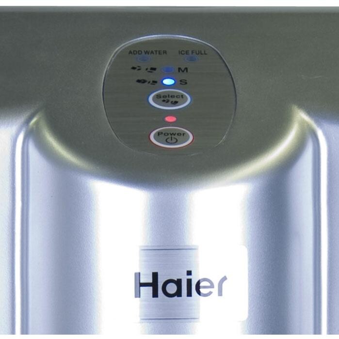 Haier HPIMD25S Portable Ice Maker - Silver Haier HPIMD25S Portable Ice ...