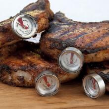 BBQGuys.com 2-Inch Pork Thermometer Button image