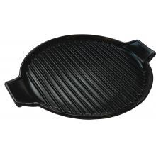 Flame Friendly 14-Inch Ceramic Round Grill Pan image