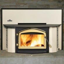 Napoleon EPI1402S Deluxe 25-Inch Wood Burning Fireplace Insert - Almond