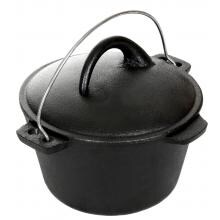 Cajun Cookware Dutch Ovens 1 Quart Seasoned Cast Iron Dutch Oven