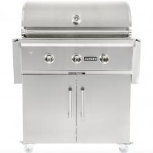 Coyote C-Series 34-Inch 3-Burner Freestanding Natural Gas Grill - C2C34NG + C1C34CT image