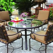Darlee Malibu Aluminum 4 Person Dining Set