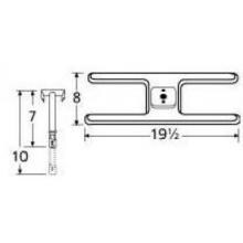 Stainless Steel H Single Burner 10201-71701 image