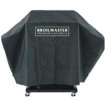 Broilmaster Full Length Premium Grill Cover For P, H, And R Series Grills On Cart With Two Side Shelves