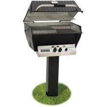 Broilmaster P3-XF Premium Propane Gas Grill On Black In-Ground Post image