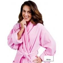 Terry Town Terry Velour Shawl Collar Robe One Size Fits Most - White image