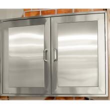 BBQGuys.com Kingston Panel Series 38-Inch Stainless Steel Enclosed Cabinet Storage image