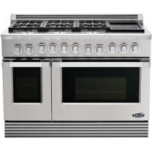 DCS Professional 48-Inch 6-Burner Propane Gas Range With Griddle By Fisher Paykel - RGU486GDL DCS Professional 48-Inch 6-Burner Propane Gas Range With Griddle By Fisher Paykel - RGU486GDL