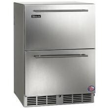 Perlick C-Series 24-Inch 5.2 Cu. Ft. Outdoor Rated Refrigerator Drawers - HC24RO-3-5 image