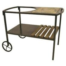 Bayou Classic Table Cart For Cypress Grill - Charcoal Gray