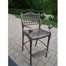 Oakland Living Elite Cast Aluminum Patio Bar Stool - Antique Bronze
