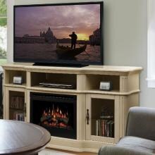 Dimplex Portobello 67-Inch Electric Fireplace Media Console - Parchment - GDS25-1245P