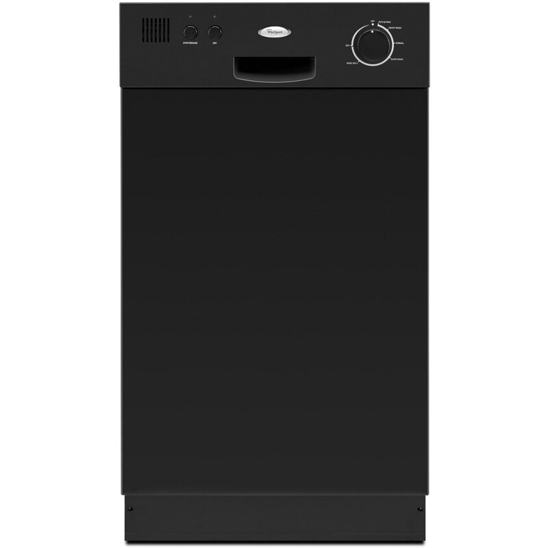 Whirlpool DU018DWTB 18Inch ADA BuiltIn Dishwasher Black BBQ Guys