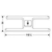 Stainless Steel H Single Burner Head 10201 image