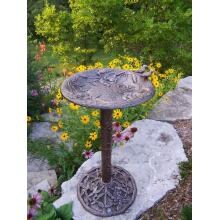 Oakland Living Hummingbird Bird Bath - Antique Bronze