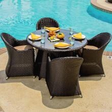 Lakeview Outdoor Designs Providence Wicker 4 Person Dining Set
