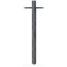 American Gas Lamp Works P99 7 Foot 9 Inch Black Steel 3 Inch Gas Light Post With Ladder Rest image