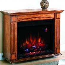 Lancaster 31-Inch Electric Fireplace - Antique Oak - 23RM905