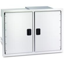 Fire Magic Legacy 30 Inch Stainless Double Access Door With Drawers And Trash Bin Storage