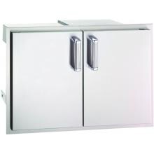Fire Magic Echelon 30 Inch Double Access Door With Drawers And Trash Bin Storage