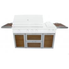 Caliber Grill Cart For CrossFlame Pro 60-Inch Gas Grills - Wood Panels image