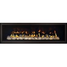 Napoleon LHD50 2-Sided Linear Natural Gas Fireplace - Black