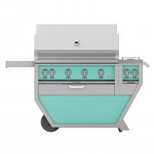 Hestan Deluxe 42-Inch Freestanding Propane Gas Grill W/ Sear Burner, Rotisserie & Double Side Burner - Bora Bora - GMBR42CX2-LP-TQ image