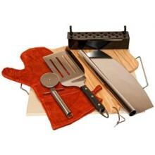 Pacific Living 8-Piece Premium Outdoor Pizza Stone Kit
