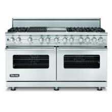 Viking VDSC560-6GQLP 60-Inch Professional Series Dual Fuel Propane Gas Range With 6 Burners And Grill / Griddle - Stainless Steel